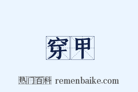 穿甲是什么意思的图片